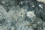 Crystal Filled Celestine (Celestite) Geode - Madagascar #287125-1